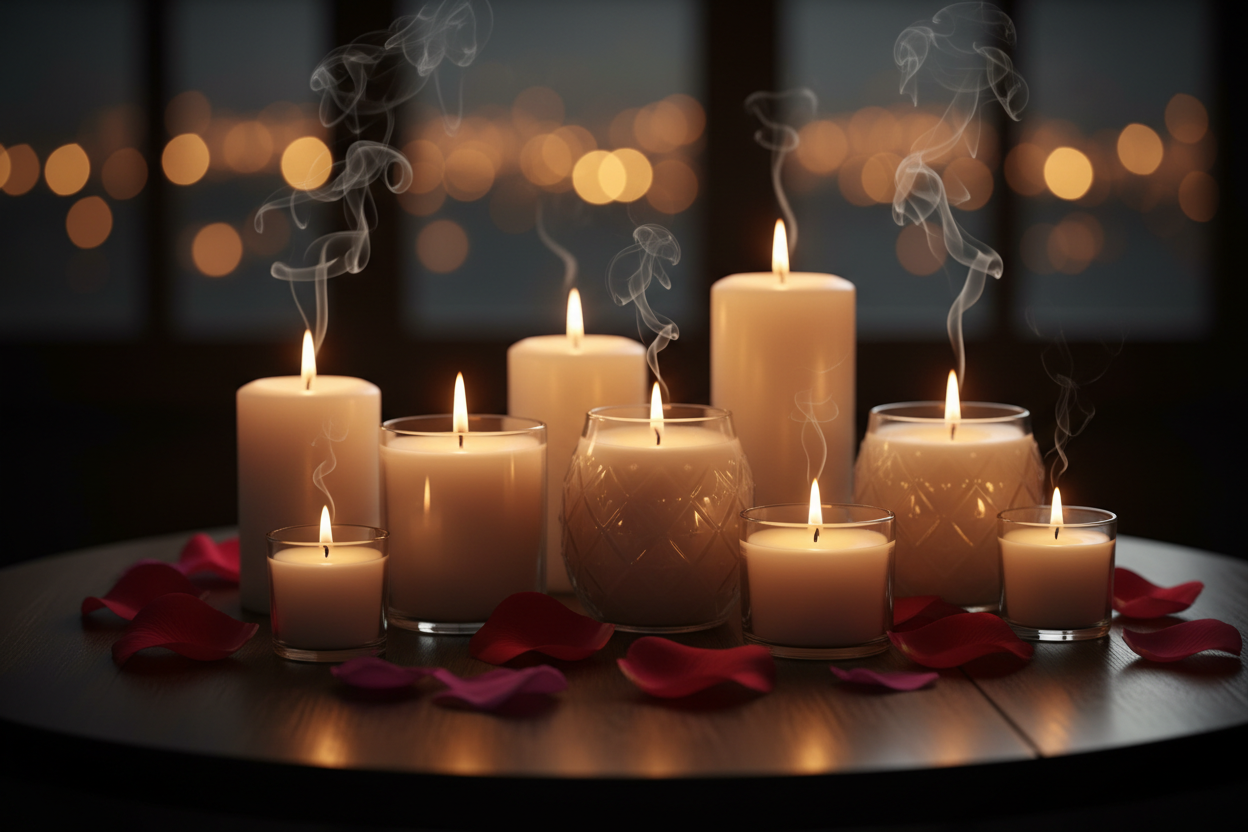 Choose Scented Candles for Dating & Ambiance: