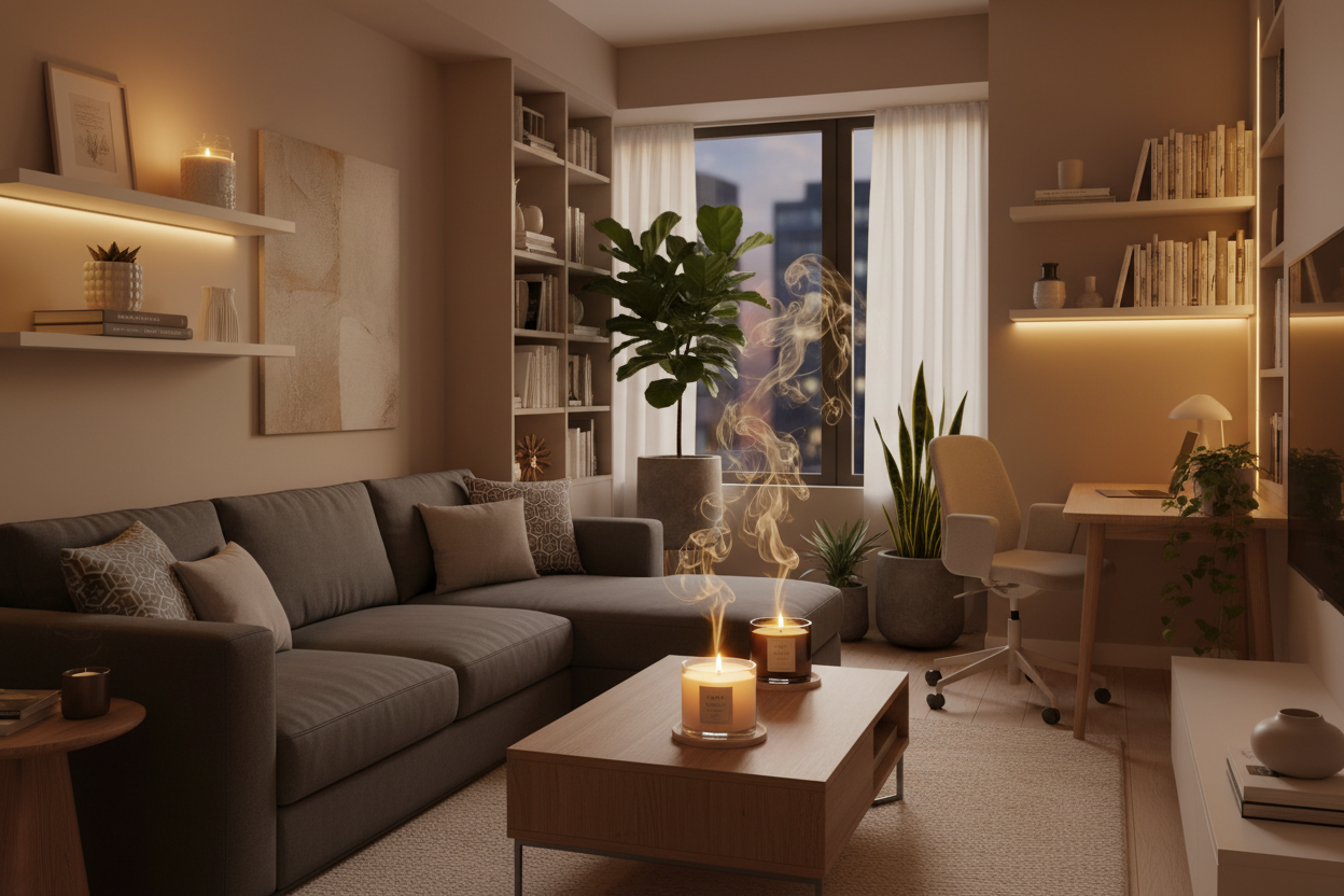 Scented Candles for Small Spaces: Maximizing Fragrance in Apartments and Offices