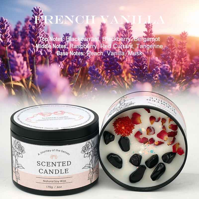 Creative Crystal Scented Candle for Home | Big Can with Long-Lasting