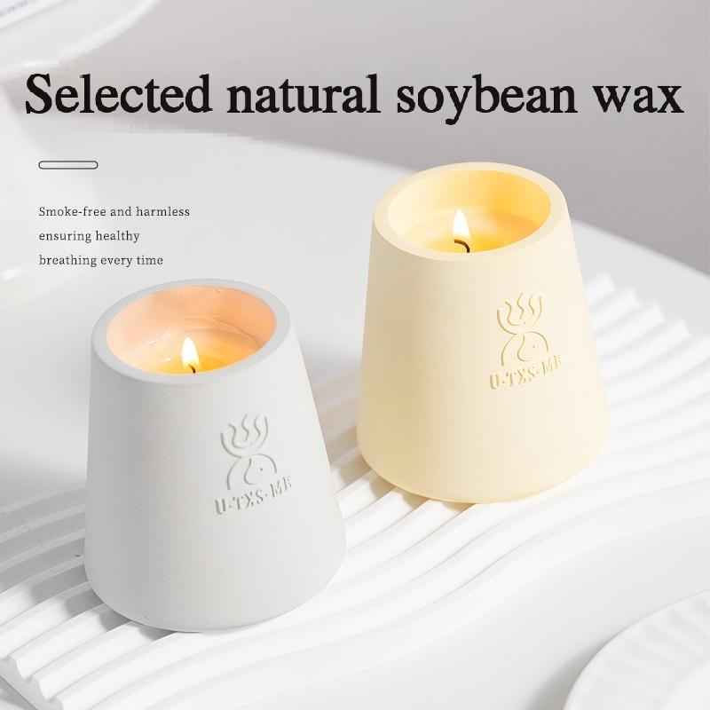 Plaster Cup Minimalist style Scented candles