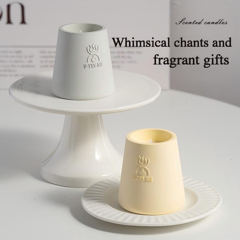 Plaster Cup Minimalist style Scented candles