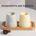 Plaster Cup Minimalist style Scented candles