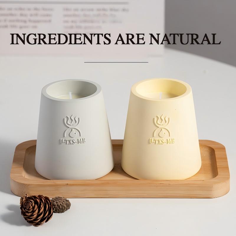 Plaster Cup Minimalist style Scented candles