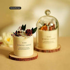 Preserved Flower Scented Candles, Soy Wax Smokeless Dried Flower Scented Candle