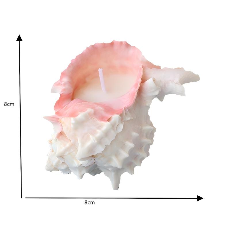 Conch Peach Scented Candle-Ornamental Ocean Style