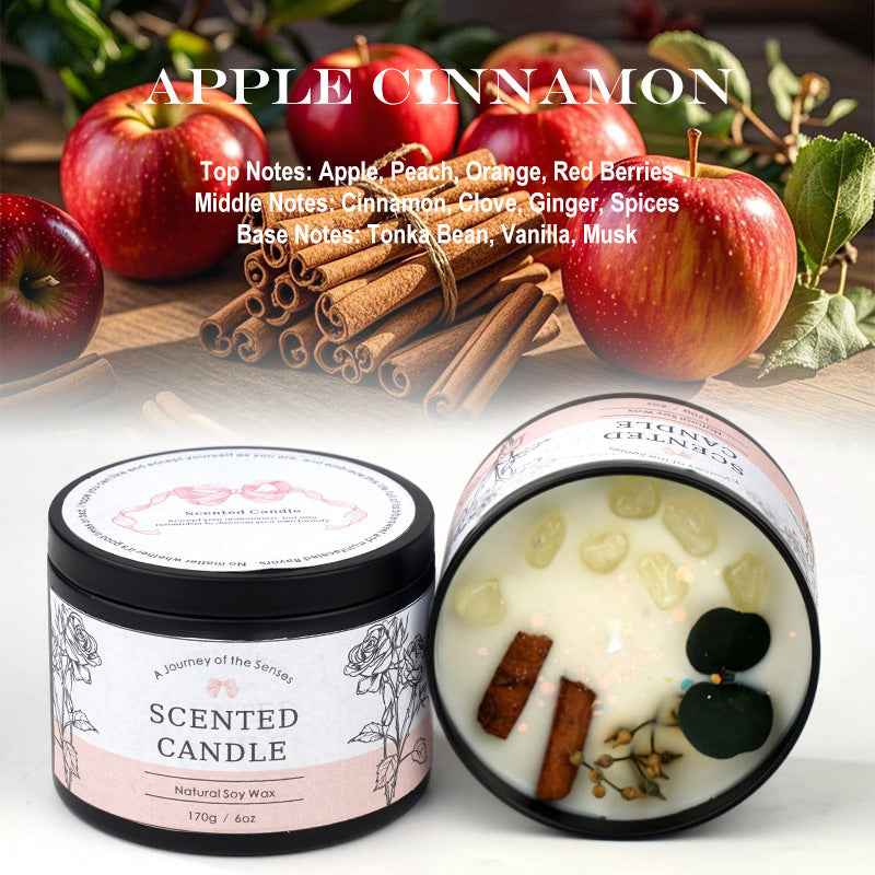 Creative Crystal Scented Candle for Home | Big Can with Long-Lasting