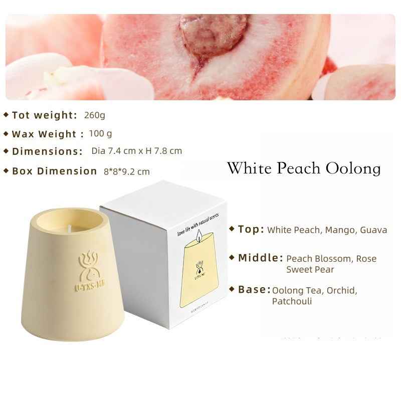 Plaster Cup Minimalist style Scented candles