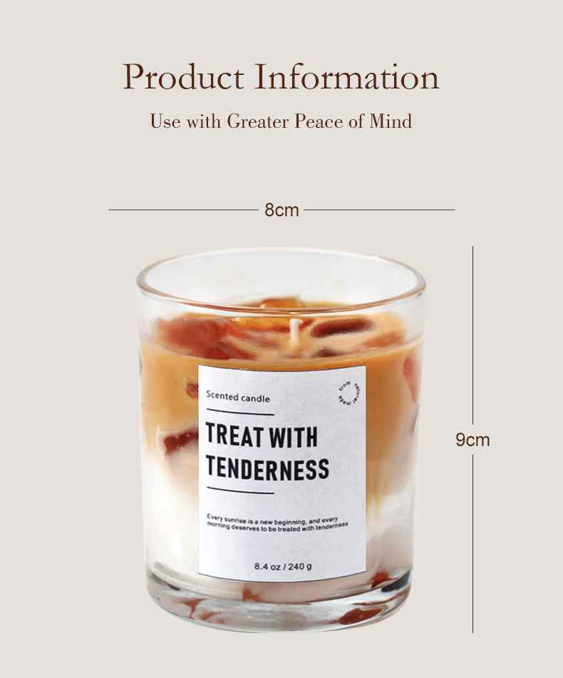 Aromatherapy Candle - Creative Ice Cube Coffee Scented Candle