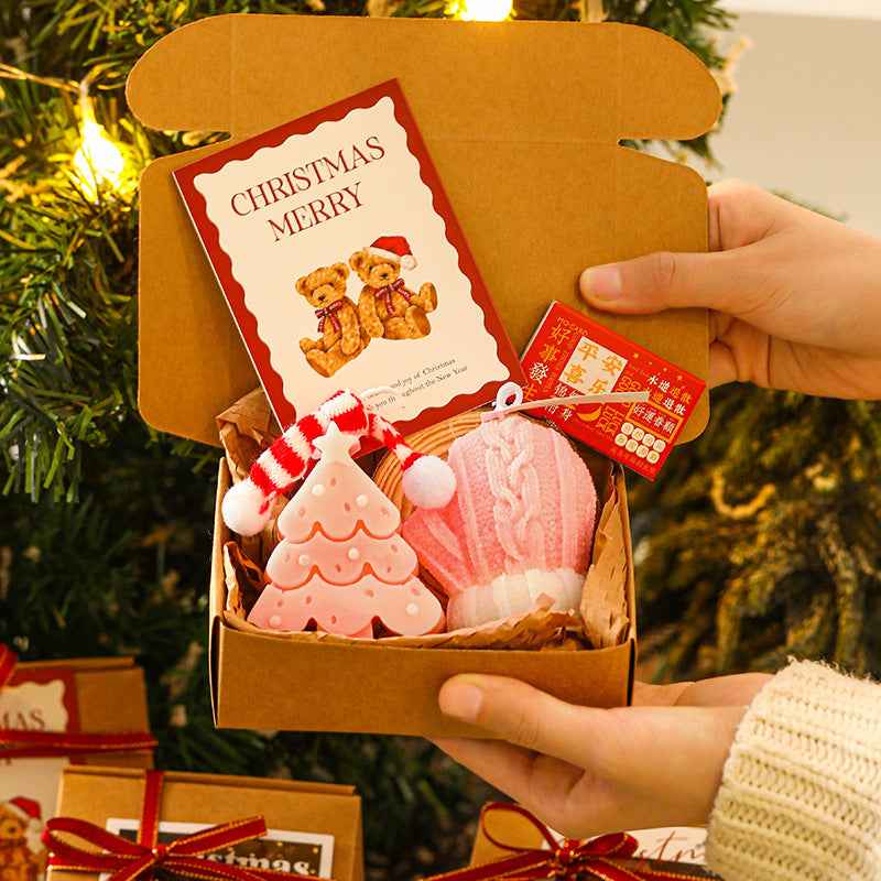 Christmas Scented Candle Gift Box Creative Christmas Tree Shaped Souvenir