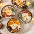 Natural Coconut Shell Aromatherapy Candle | Hand-Poured Plant Wax