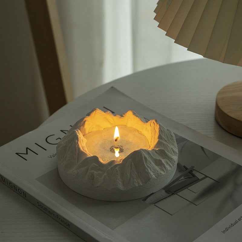 Coconut Wax Plaster Scented Candle, Iceberg Long-Lasting Freesia Scented Candle