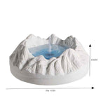 Coconut Wax Plaster Scented Candle, Iceberg Long-Lasting Freesia Scented Candle