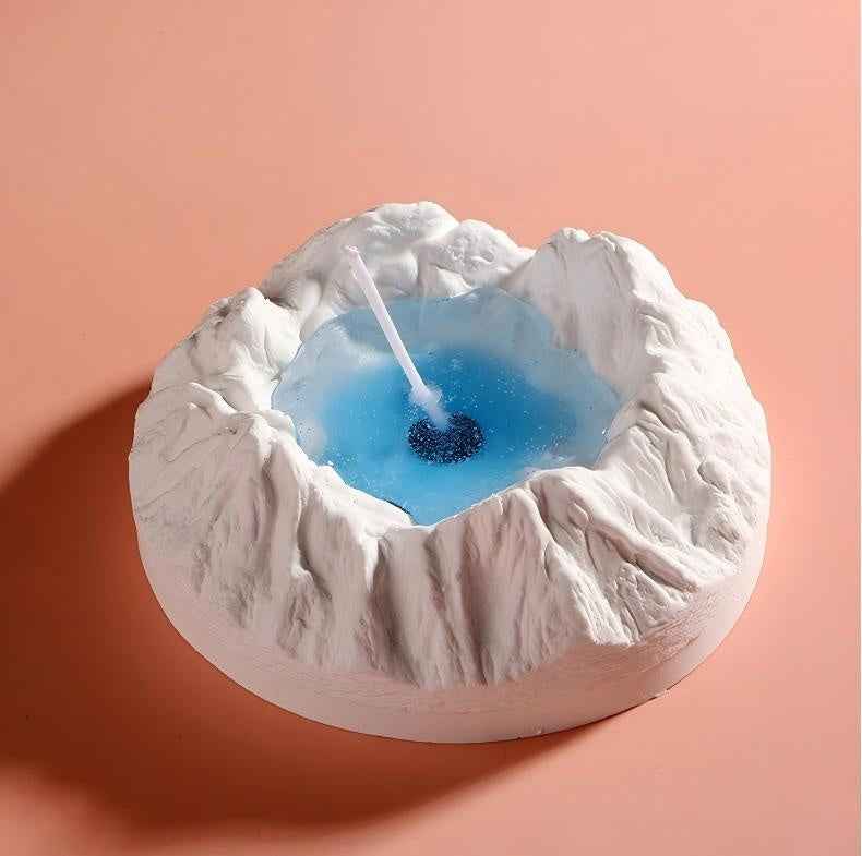 Coconut Wax Plaster Scented Candle, Iceberg Long-Lasting Freesia Scented Candle