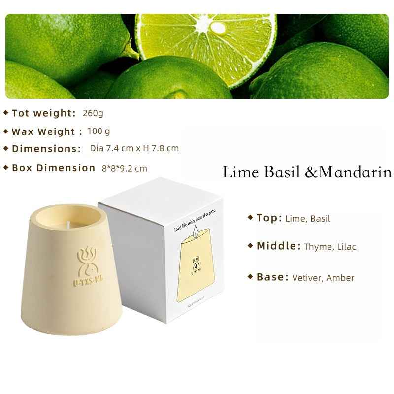 Plaster Cup Minimalist style Scented candles