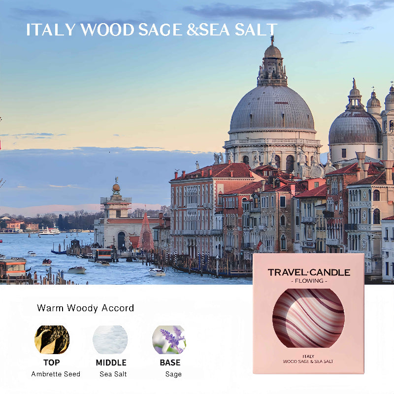 Hand-Poured Soy Wax Globe-Trotter Aromatherapy Candle