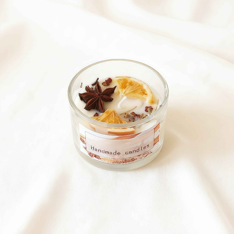 Large Round Square Scented Candle| Fresh Home Fragrance for Scene Setting Cafe Decor