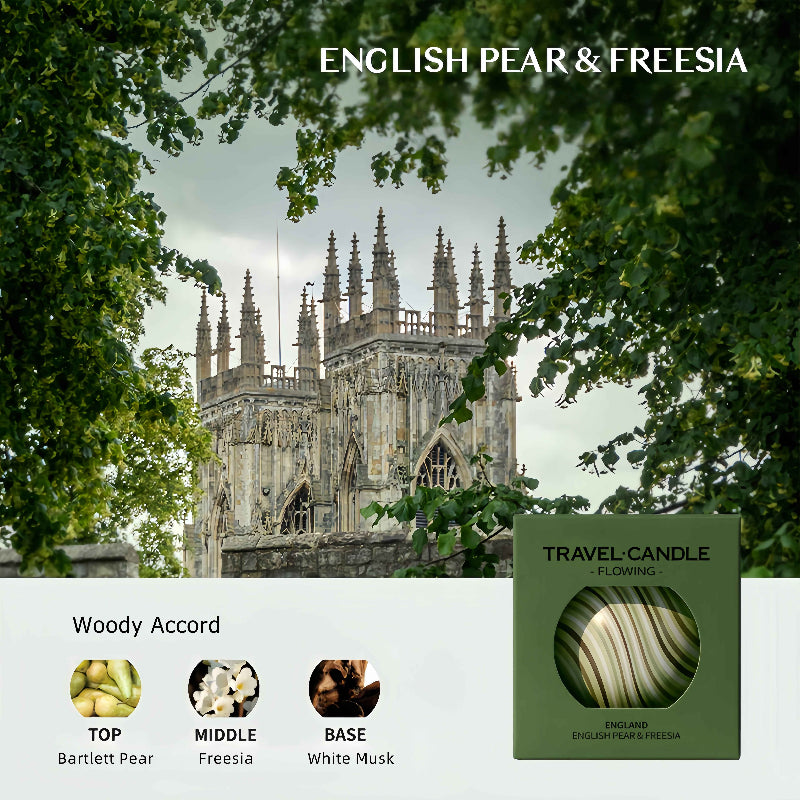 Hand-Poured Soy Wax Globe-Trotter Aromatherapy Candle