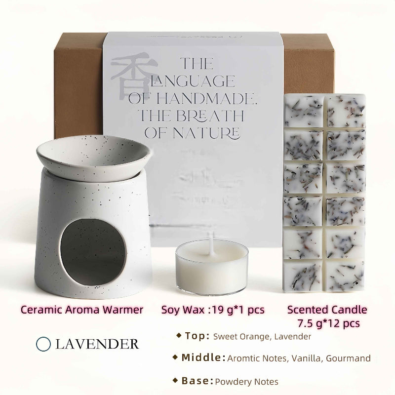 Scented Candle Burner Aromatherapy Warmer  | Ambiance Night Light for Home Decor