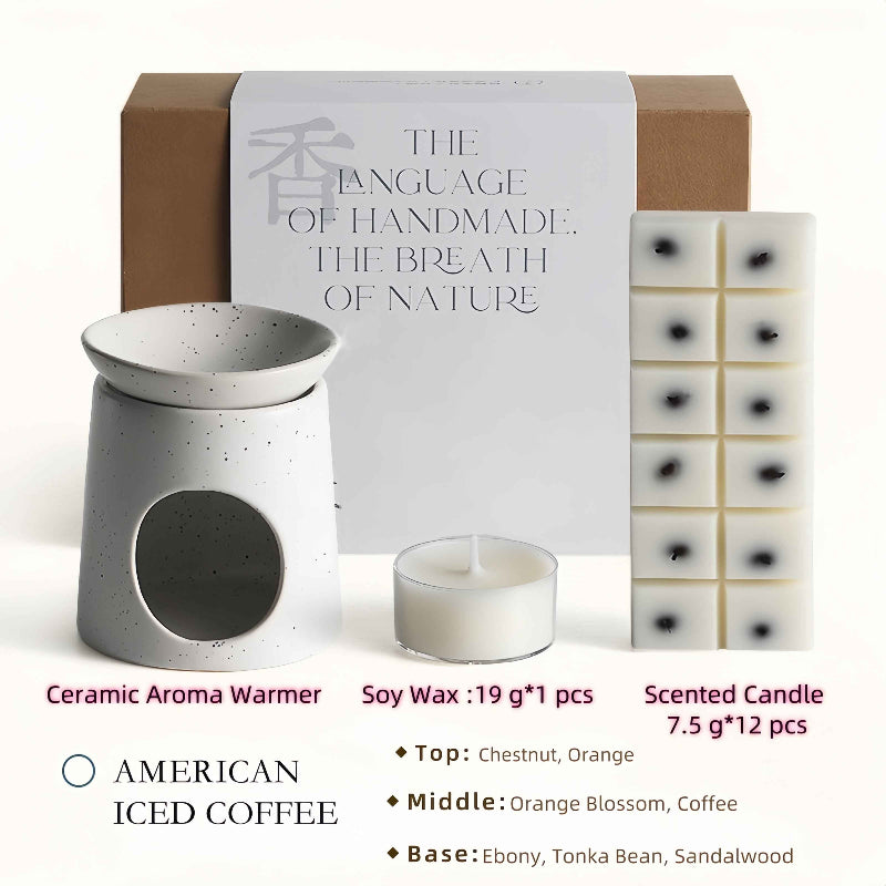 Scented Candle Burner Aromatherapy Warmer  | Ambiance Night Light for Home Decor