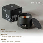 Luxury Scented Candle Gift- Artisan Soy Candles Elegant Home Fragrance