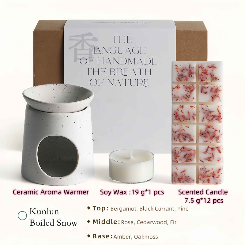 Scented Candle Burner Aromatherapy Warmer  | Ambiance Night Light for Home Decor