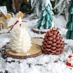Handmade Pinecone Soy Scented Candle -Christmas Decor Holiday Gift Home Scent Aesthetic