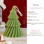 Enchanted Spiral Christmas Tree Scented Candle Holiday Home Fragrance Decor