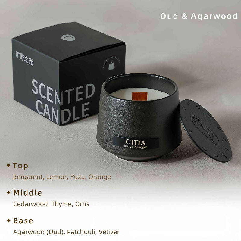 Luxury Scented Candle Gift- Artisan Soy Candles Elegant Home Fragrance