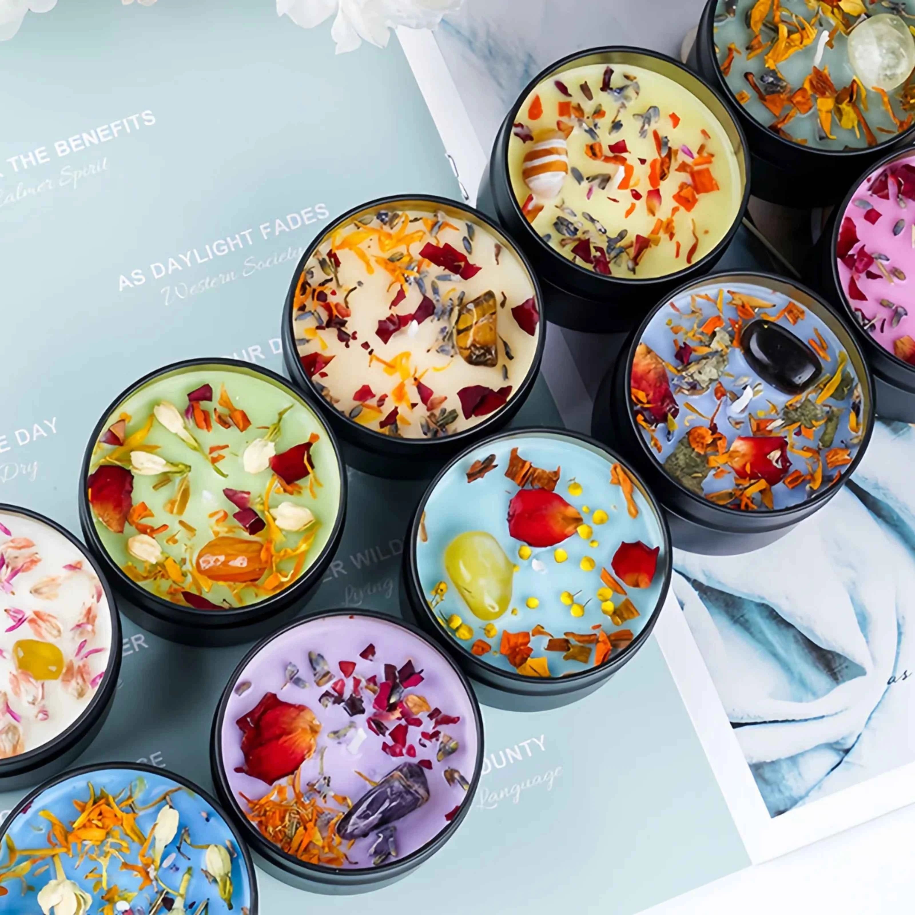 Exotic Aromatherapy Candle - Sensual Hand-Poured in a Premium Soy Blend Tin for Relaxation