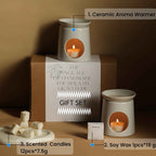 Scented Candle Burner Aromatherapy Warmer  | Ambiance Night Light for Home Decor