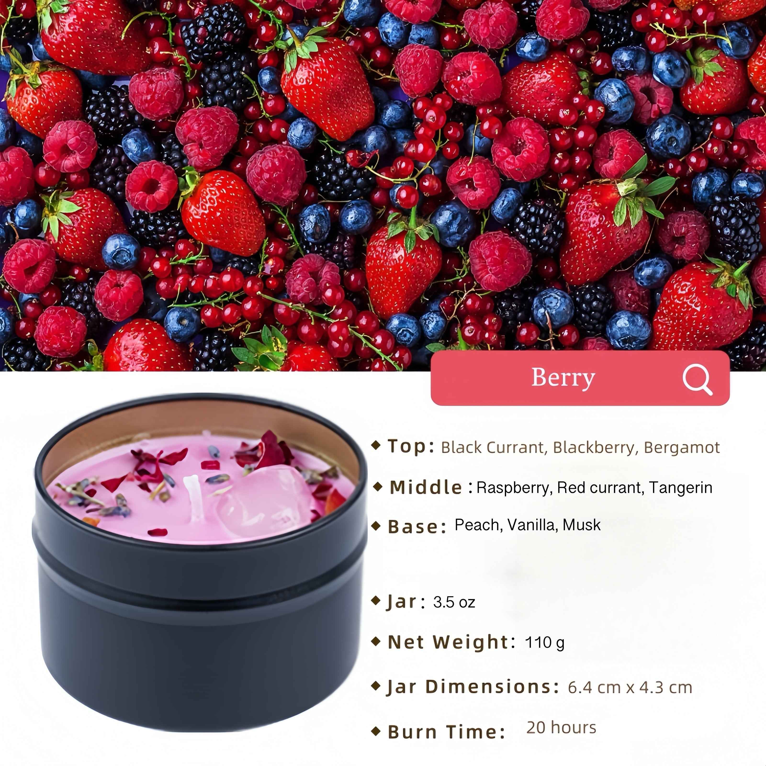 Exotic Aromatherapy Candle - Sensual Hand-Poured in a Premium Soy Blend Tin for Relaxation