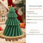 Enchanted Spiral Christmas Tree Scented Candle Holiday Home Fragrance Decor