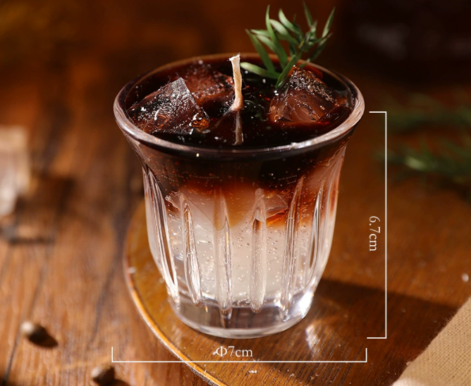 Americano Latte Scented Candle | Handcrafted Jelly Wax Coffee Mug Design - Esia