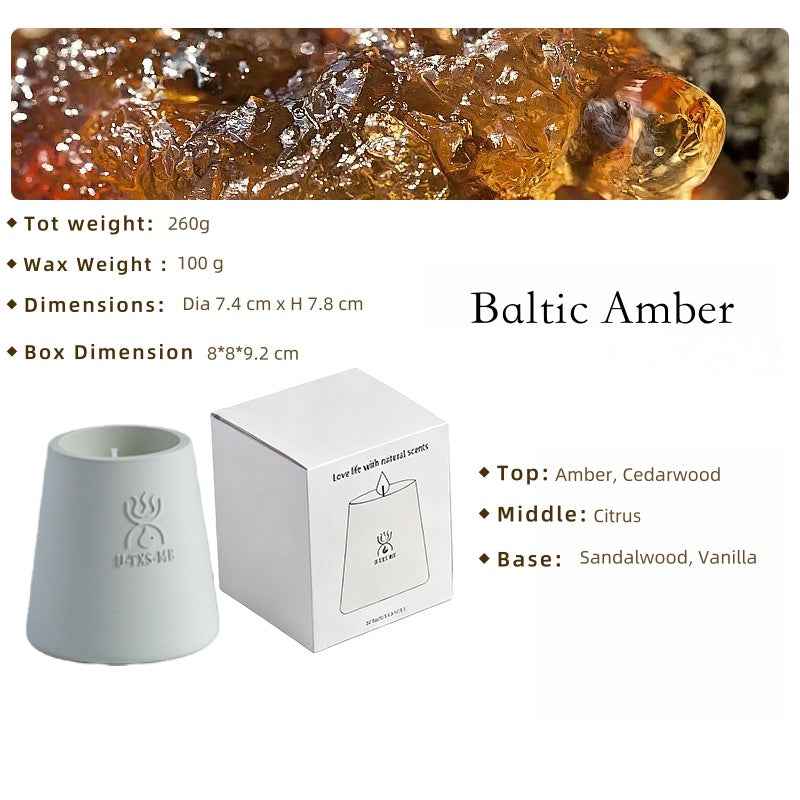 Plaster Cup Minimalist style Scented candles