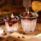 Americano Latte Scented Candle | Handcrafted Jelly Wax Coffee Mug Design