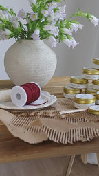 PREMIUM CHAMOMILE CANDLE in Tin - Smokeless Soy Wax Elegant Scented Gift