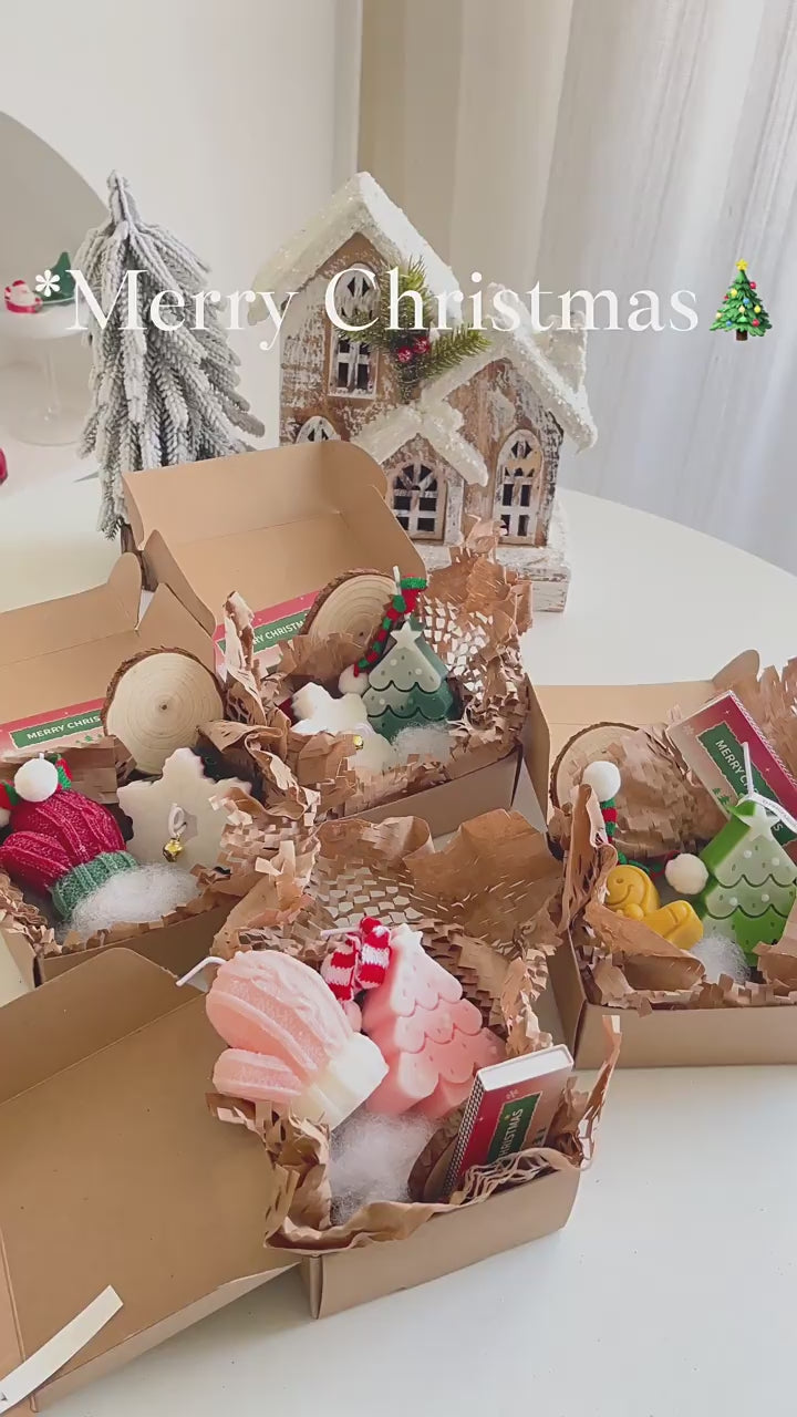 Christmas Scented Candle Gift Box Creative Christmas Tree Shaped Souvenir