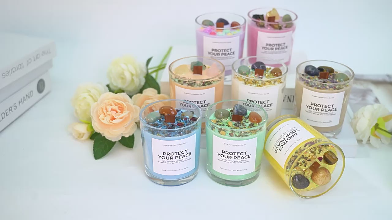 Colorful Artisan Soy Wax Candle Collection | 8 Varieties
