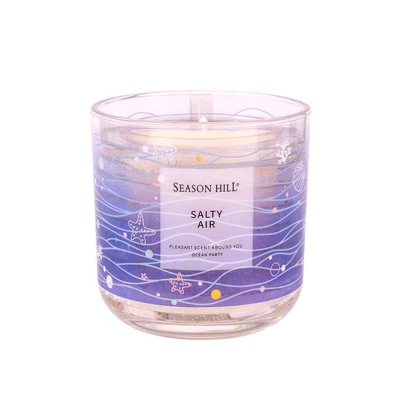 Oceanic Aromatherapy Candle  Scented Candles I Camping glowing ambient candles