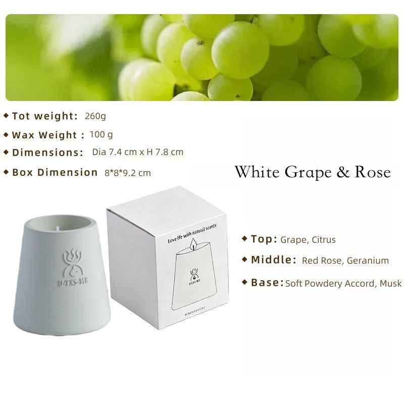 Plaster Cup Minimalist style Scented candles